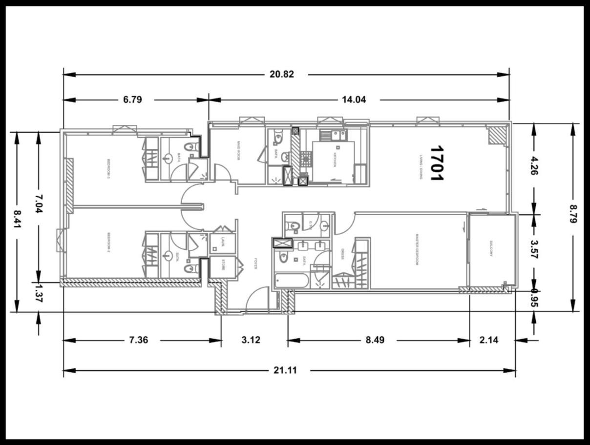 Magnificent 4 Bedroom Apartment, Bellevue Tower